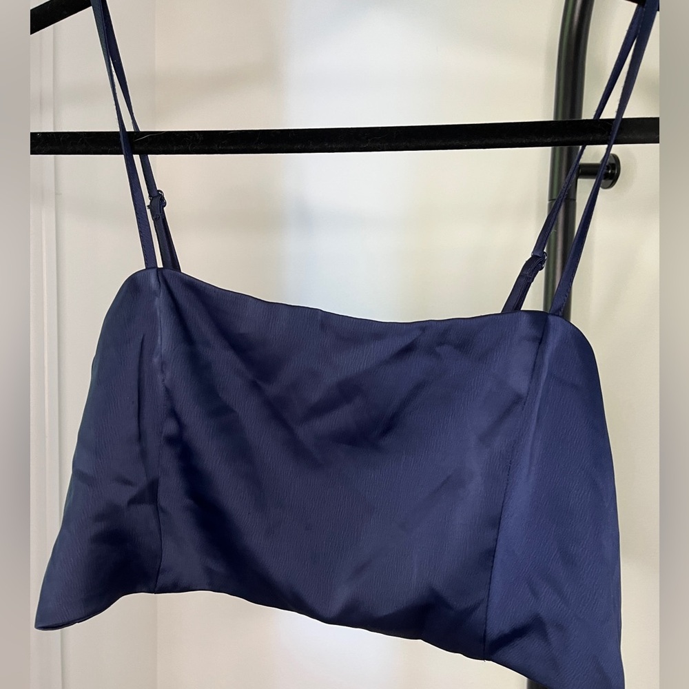 House of Harlow 1960 Satin Crop Top